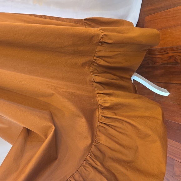 Anthropologie × Hutch Black Motif Bow Tie Strapless Ruffled Maxi Dress Size 16 - Picture 7 of 16